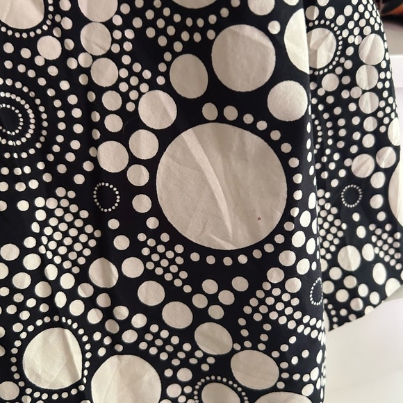 Jacob Black and Cream Circle Skater Skirt - Picture 11 of 16